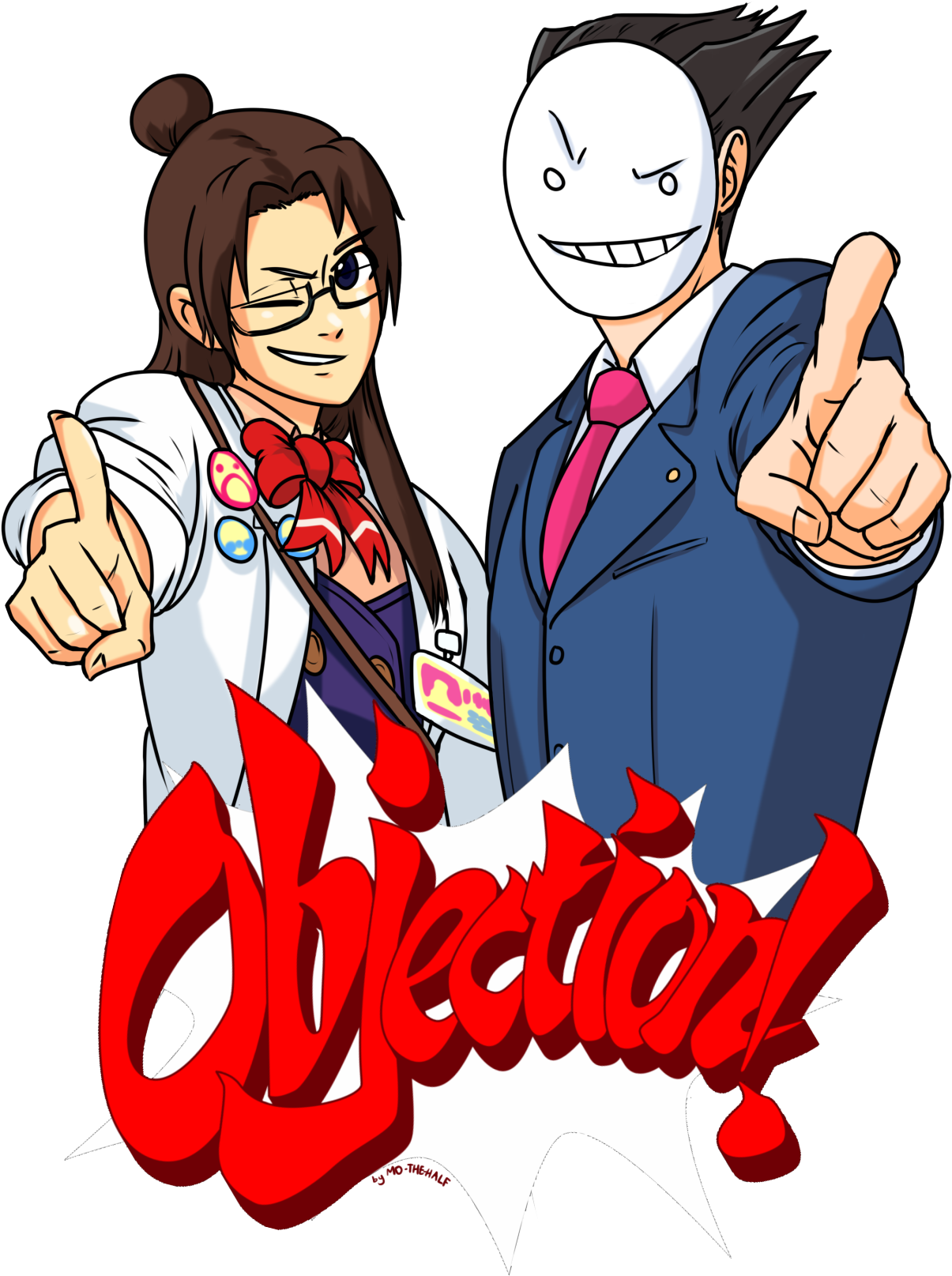 Here's To Late Night With Cry And Russ This Is Going - Phoenix Wright Objection (1280x1920)
