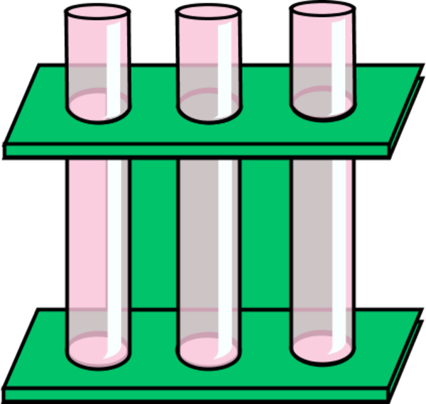 Test Tube Clip Art - Test Tube Rack Clipart (600x569)