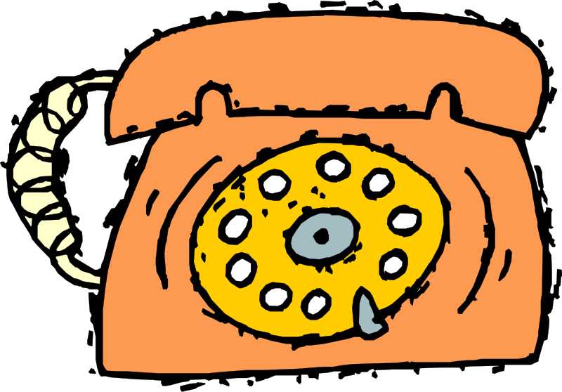 Illustration Of A Telephone - Stock Photography (800x558)