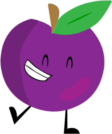 New Plum Pose By - Cartoon Plum Png (1024x576)