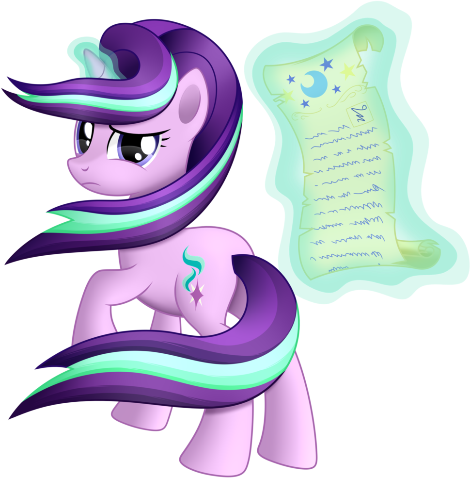 Mirrorcrescent, Glowing Horn, Levitation, Magic, Pony, - Comics (1090x1024)