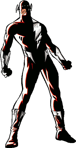 Lightning Flash Clipart - Wally West Flash Costumes (315x600)