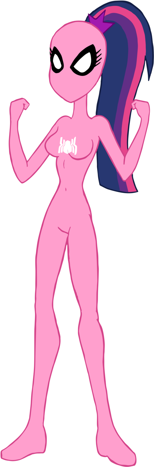 The Spider - Pink Spider Girl Background (1024x1827)