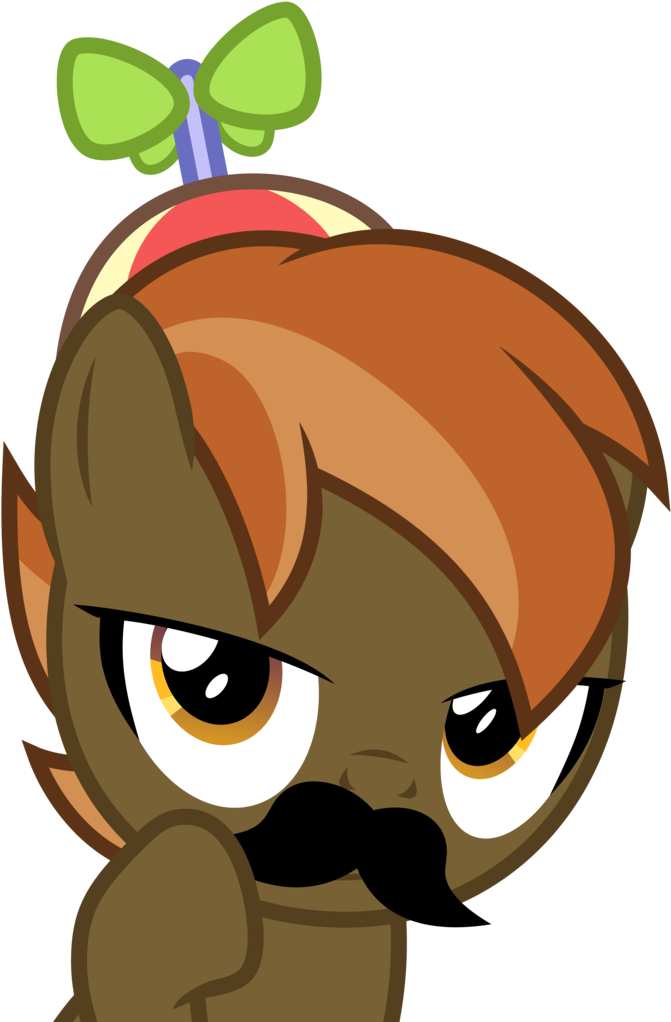 Lahirien, Button Mash, Button 'stache, Moustache, Safe, - Cartoon (687x1024)