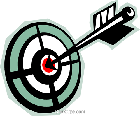 Bull's-eye Royalty Free Vector Clip Art Illustration - Bull's-eye Royalty Free Vector Clip Art Illustration (480x400)