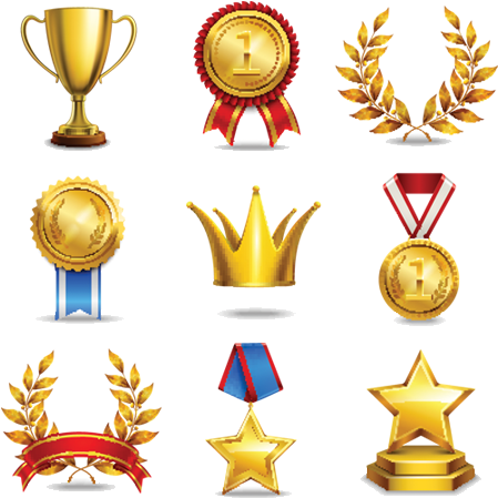 Trophies And Awards - Winner Champion (500x500)