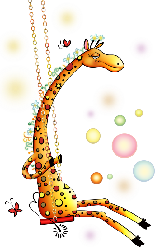 Láminas Infantiles Y Para Adolescentes Láminas Infantiles - Открытки С Днем Рождения Жираф (504x800)
