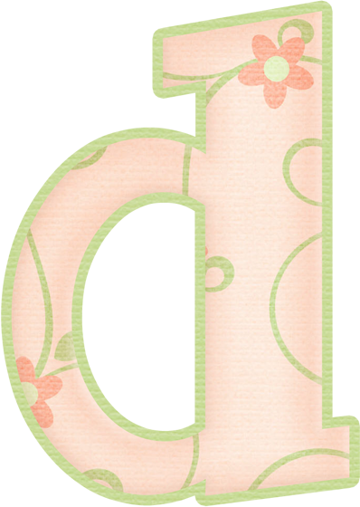 D May Flowers Alpha 2 - Alphabet (398x560)