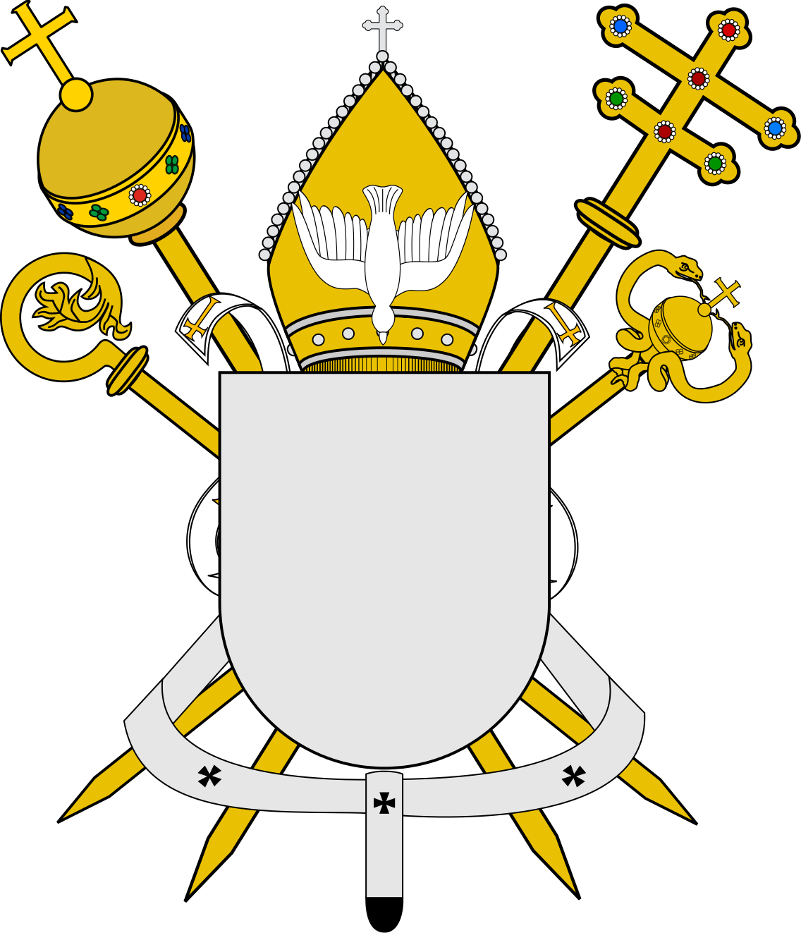 Template-armenian Catholic Church Patriarch - Coat Of Arms (1136x1323)