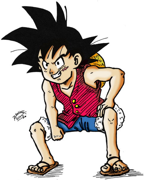 Son Goku Gear Second Colour By Triigun - Goku Gear Second (497x602)