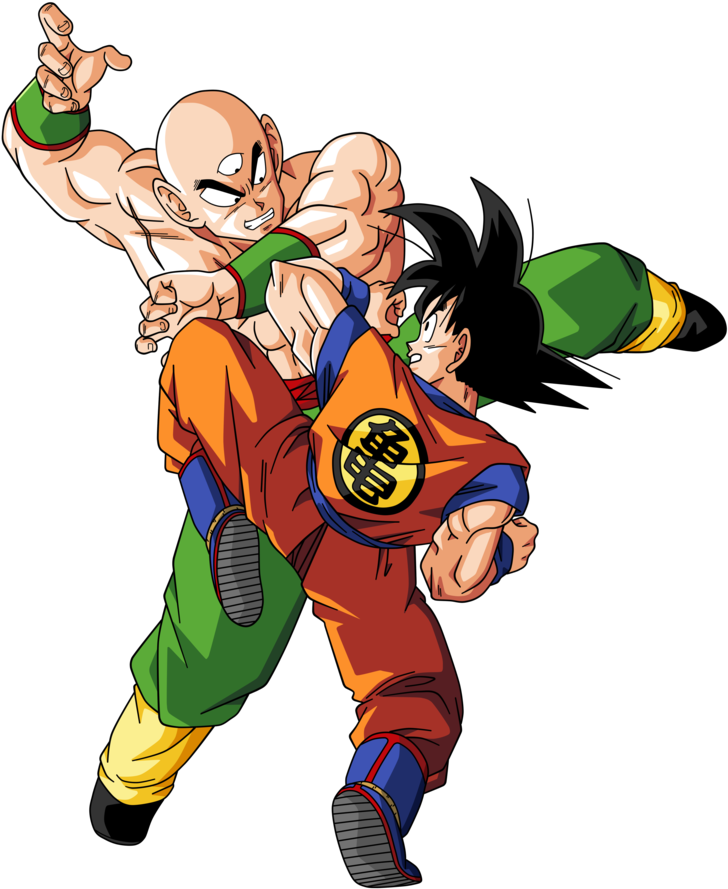 Dbz - Dragon Ball Goku Vs Tenshinhan (852x938)