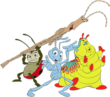 *francis, Flik & Heimlich ~ A Bug's Life, - Flik (387x351)