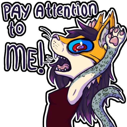 Pay Attention By The Nerdy Birdy - Cartoon (512x512)