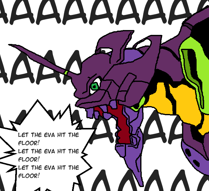 View Samegoogleiqdbsaucenao Let The Eva Hit The Floor - Cartoon (690x630)