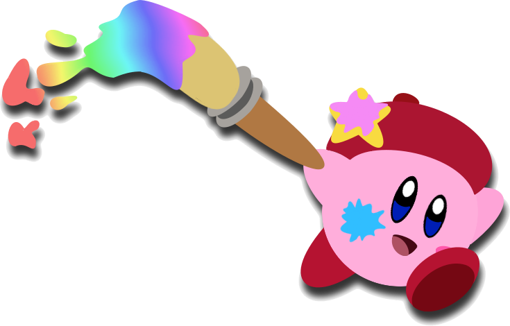 Kirby And The Rainbow Paintbrush By Gamingdylan - Kirby And The Rainbow Curse (735x470)