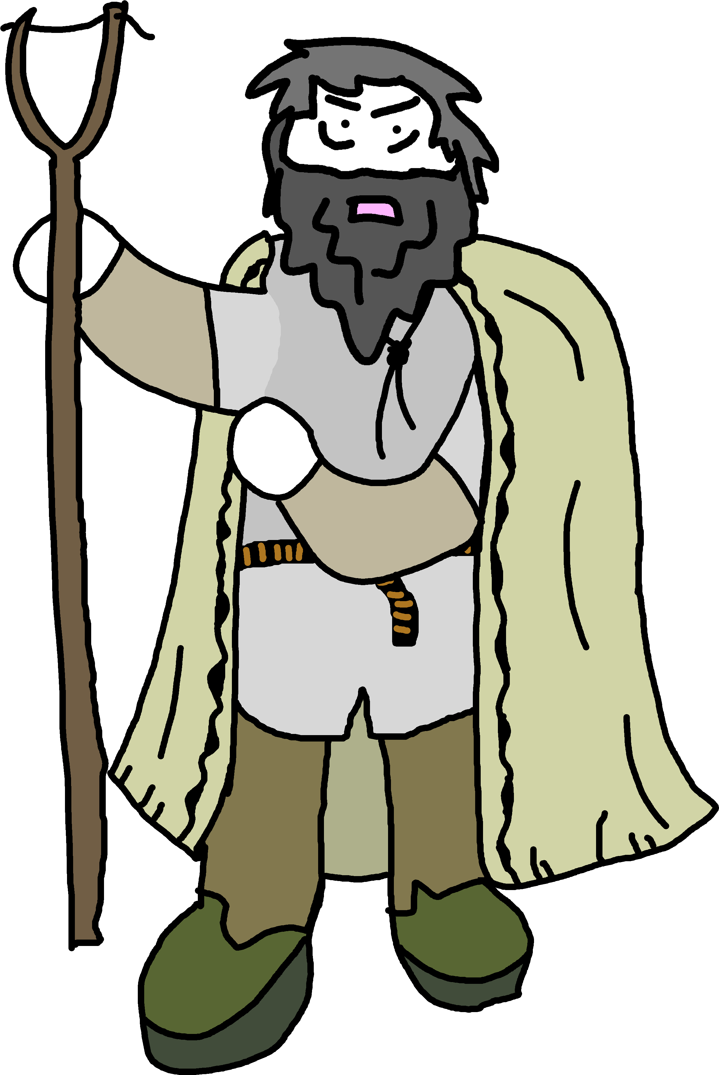Characters From The Roman Film - Cartoon (2925x3932)