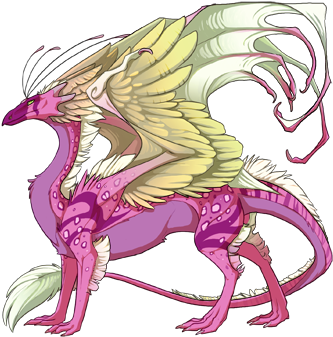 Eros, Pink Clown, Maize Shimmer, Silver, My Ugly Duckling - Gold Dragons (350x350)