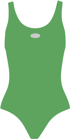 Green Ladies Swimsuit Transparent Png - Drawing (512x512)