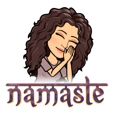 Peace Out Peeps - Namaste Bitmoji (398x398)