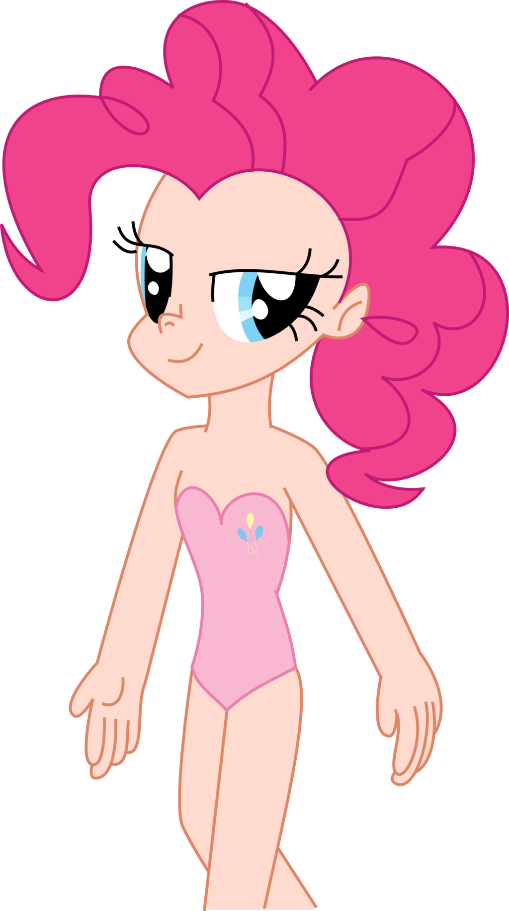 Pinkie Pie In A Swim Suit By Michaelsety - Michaelsety Pool Suit (1024x1830)