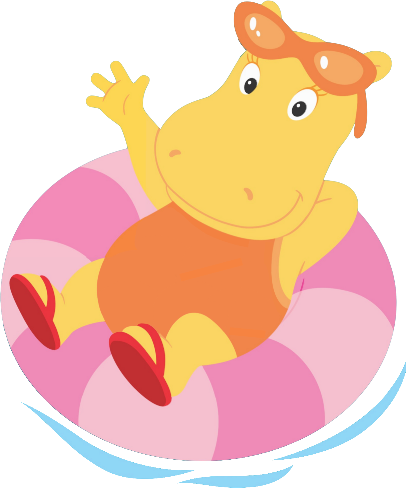 Download and share clipart about The Backyardigans Tasha Swimming - Backyar...