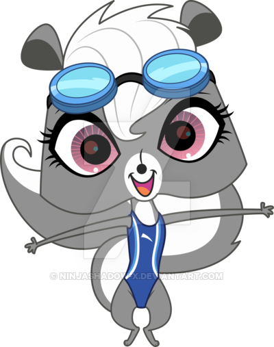 Pepper Clark's Swimsuit By - Cartoon (400x507)