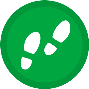 First Step - Us Green Icon Png (350x350)