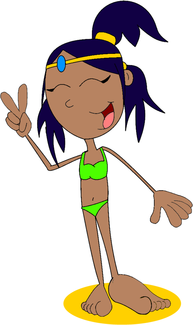 Shally In Her Swimsuit By Smithandcompanytoons - Swimsuit (731x1094)