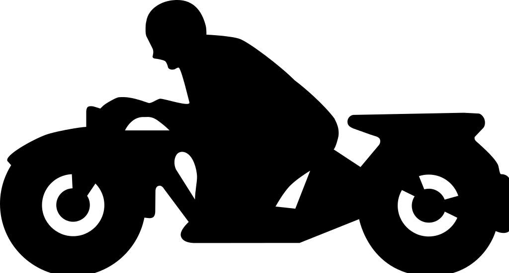 Ch Zusatztafel Motorrad - Motorcycle Silhouette Clip Art (1024x551)