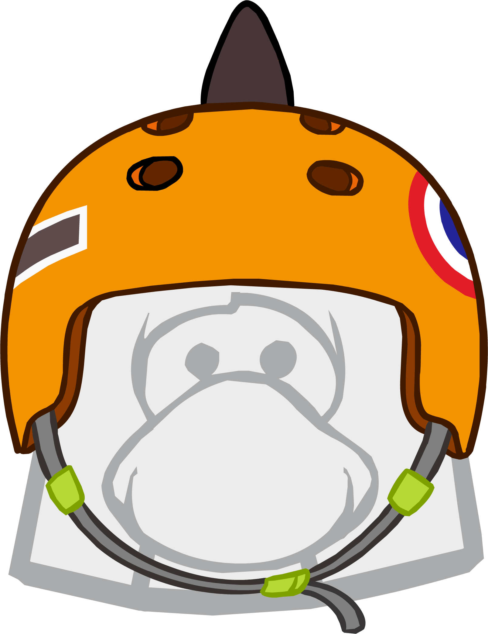 Orange Skate Spike Helmet - Orange Skate Spike Helmet (1607x2086)