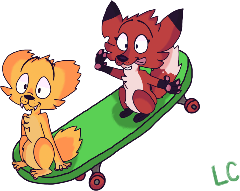 Skateboard By Soveryanonymous - Cartoon (1024x768)