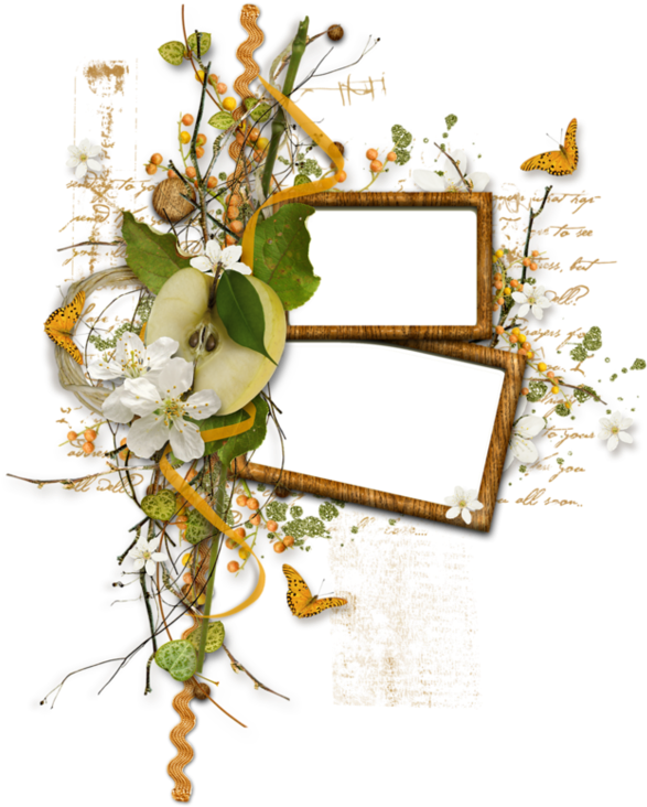 Cadres Et Bordures - Frame Png Tube (600x755)