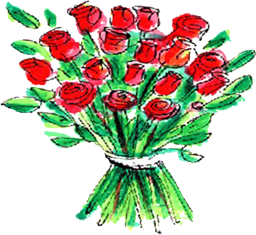 Acid Loving Flowers Porcelain Birds Pink Flowers - Bokay Of Flowers (532x473)