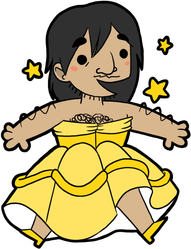Belle Of The Desert By A La Moe - Cartoon (800x900)