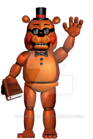 Retired Toy Freddy By Robrichwolf - Cartoon (800x790)