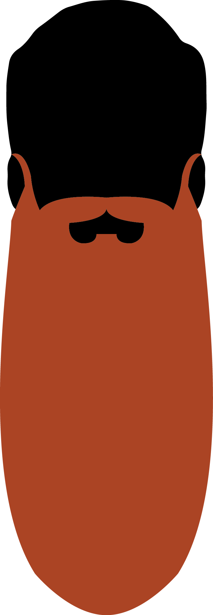 Natural Full Beard - Natural Full Beard (740x2134)