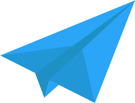 Red Paper Plane Png Image - Blue Paper Airplane Icon (512x512)