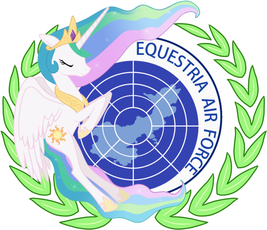 Equestria Air Force Emblem By Thewanderingearth - Equestria (894x894)