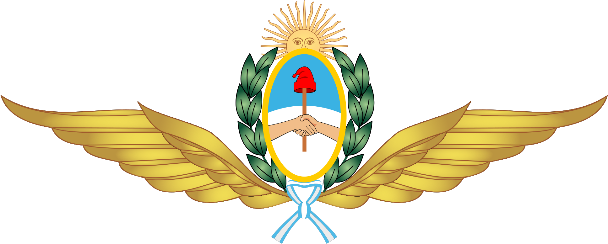 Open - Argentine Air Force Logo (2000x842)