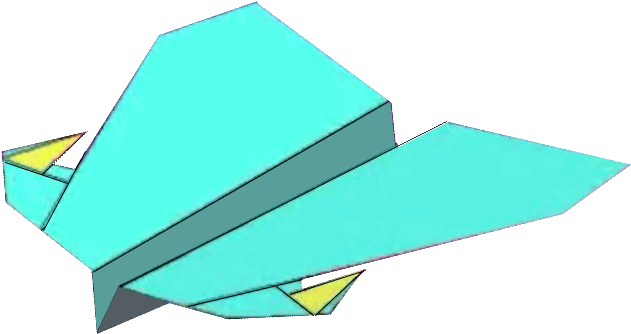 Falcon Paper Airplane - Peregrine Falcon Wings Paper Airplane (658x366)