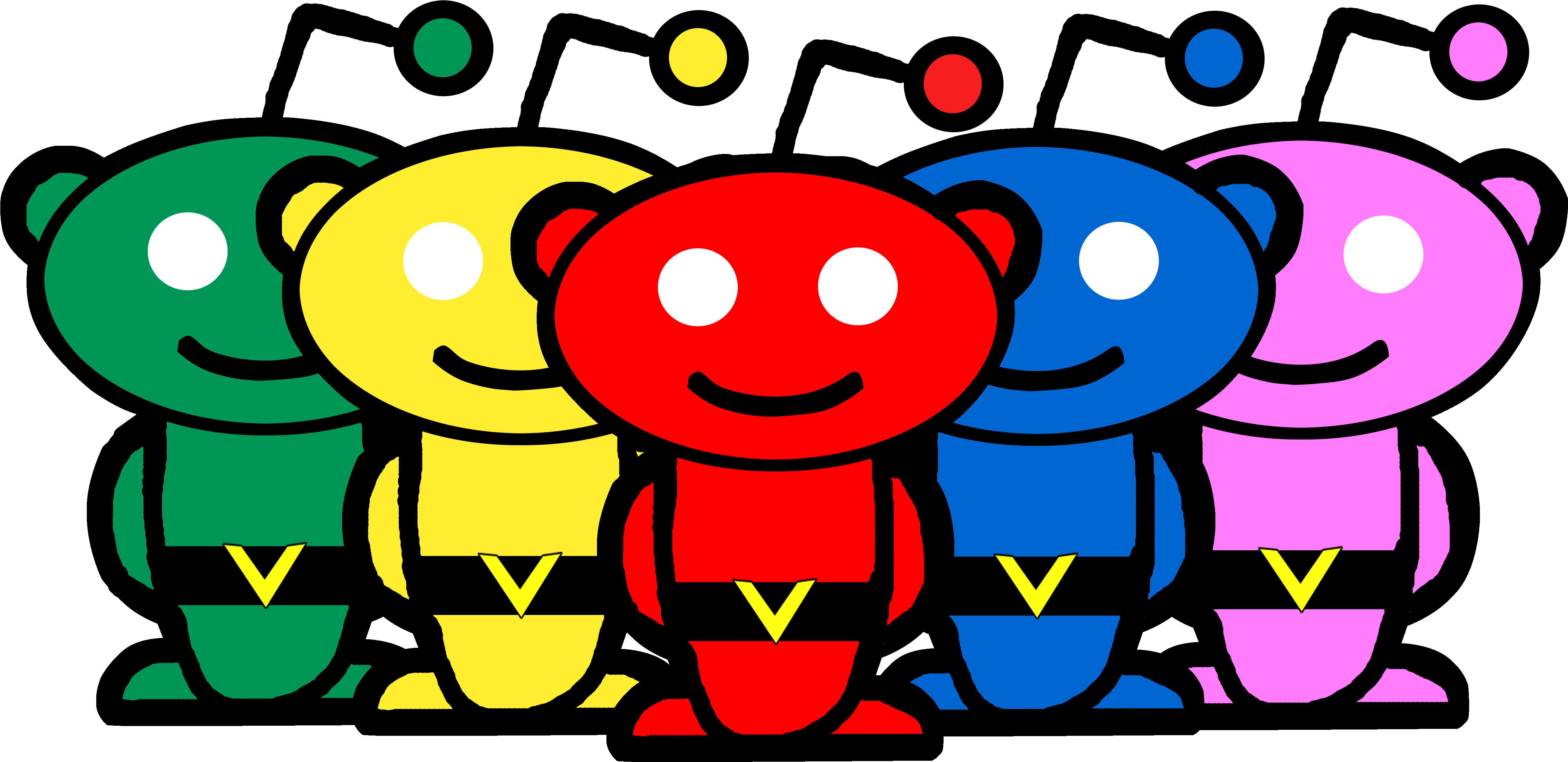 Here Is The Reddit Logo I Made For The Super Sentai - Cartoon (5987x2946)