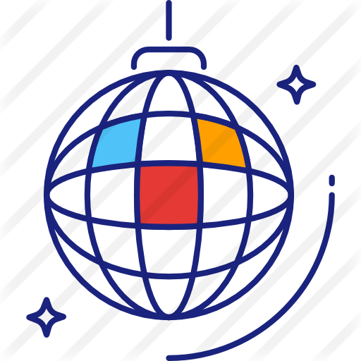 Disco Ball - Vector Graphics (512x512)