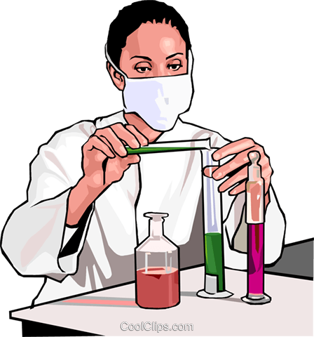 Health Care Research Royalty Free Vector Clip Art Illustration - Laboratory Clip Art Png (448x480)