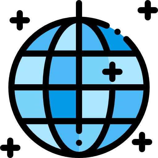 Disco Ball Free Icon - Globe Icon (512x512)