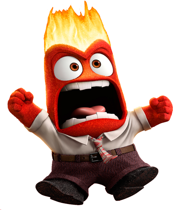 Inside Out Anger Png (576x693)