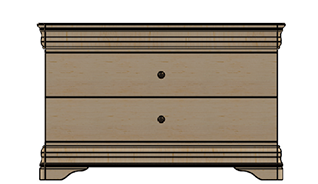 Avignon Armoire Bottom - Avignon Armoire Bottom (566x462)