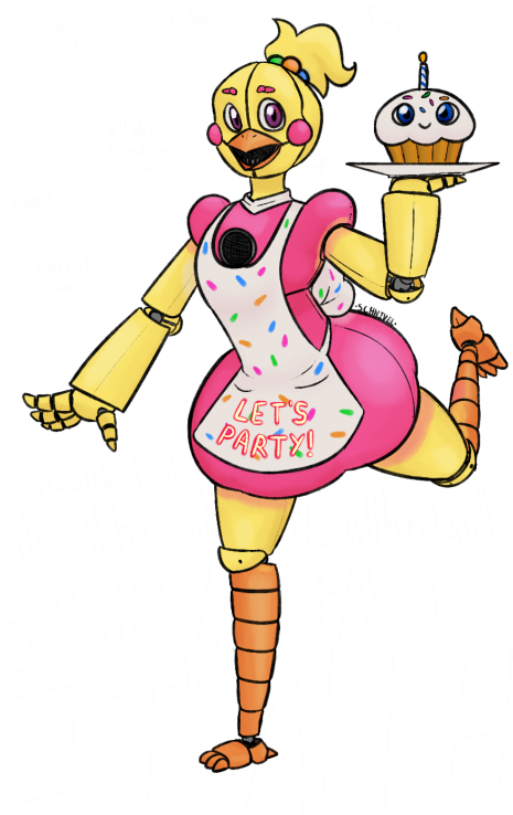 Let S Party Cliparts - Fnaf Chica's Party World (478x750)