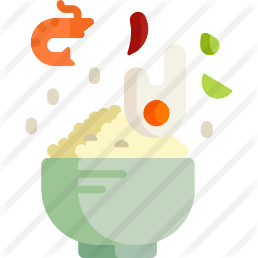 Fried Rice - Graphic Design (512x512)