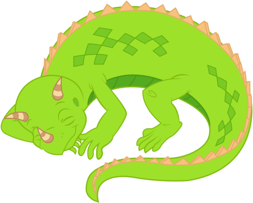 Liz Sleeping By Dabestpony - Liz The Lizard Magic School Bus (894x894)