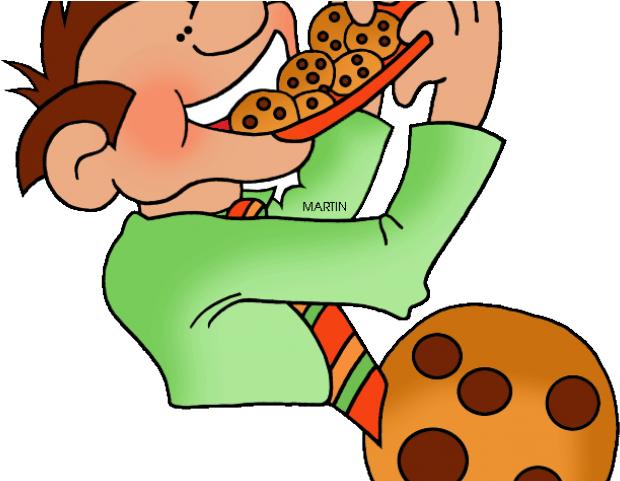 Biscuit Clipart Eaten Cookie - Teacher (640x480)